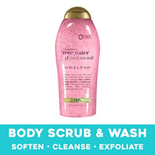 Load image into Gallery viewer, OGX Pink sea salt &amp; rosewater gentle soothing body scrub, 19.5 Ounce, 1.0 Count
