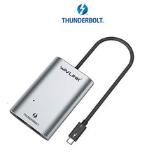 Load image into Gallery viewer, WAVLINK Thunderbolt 3 to Dual HDMI Display Adapter 4K@60Hz, Thunderbolt 3 up to 40Gbps to Dual Monitor HDMI 2.0 Video Converter Compatible with 2016 above MacBook Pro and Some Windows, Plug &amp; Play
