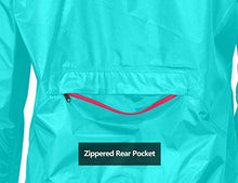 Load image into Gallery viewer, Little Donkey Andy Women's Lightweight Waterproof Cycling Running Rain Jacket, Packable Windbreaker Fall Jacket Light Blue Size M
