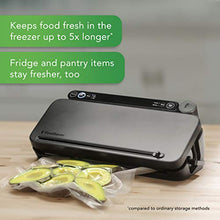 Load image into Gallery viewer, FoodSaver VS3150 Multi-Use Vacuum Sealing &amp; Food Preservation System with Additional Roll, Charcoal Stainless Steel, Black
