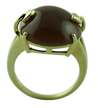Load image into Gallery viewer, Carillon Certified Chocolate Moonstone Natural Gemstone OVAL Shape Engagement Ring 14K Yellow Gold Jewelry For Women for Men
