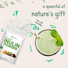 Load image into Gallery viewer, Organic Inulin FOS Powder (Jerusalem Artichoke), 2.2 Pounds (35 Ounce), Quick Water Soluble, Prebiotic Intestinal Support for Colon and Gut Health, Natural Fibers for Smoothie &amp; Drinks, Vegan Friendly
