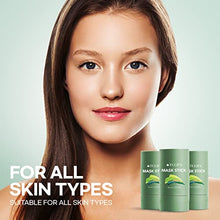 Load image into Gallery viewer, Green Tea Mask Stick, Green Mask Stick, Deep Cleansing Smearing Mask, Clay Charcoal Facial Mask Stick, Balancing Oil &amp; Water, Moisturizing &amp; Nourishing Skin
