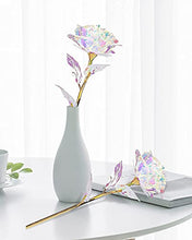Load image into Gallery viewer, Christmas Rose Gifts for Women Galaxy Rose Forever Flower Gift, I Love You Rose Present Unique Christmas Birthday Gifts for Mom Grandma Wife Sister Friends
