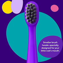 Load image into Gallery viewer, BURSTkids Electric Toothbrush with Soft Charcoal Black Bristles, Small Head &amp; Comfort Grip, 2 Minute Built in Timer, for Kids Ages 3+, Children Toothbrush for Healthier Smiles for, 2 Modes, Blue
