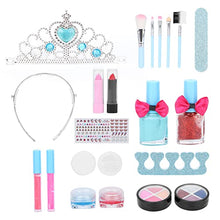Load image into Gallery viewer, Children's make-up toys, children's make-up, washable, non-toxic, gentle and safe, rich and interesting girl make-up set birthday gift

