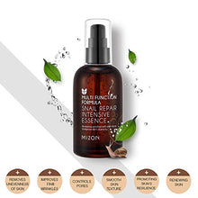 Load image into Gallery viewer, Mizon Snail Repair Intensive Care Line, Snail Facial Essence 3.38 fl oz, Korean Skincare, Improves Skin Tone and Fine Wrinkles, Smooth Skin Texture
