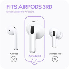 Load image into Gallery viewer, Gcioii 3 Pairs AirPods 3 Ear Hooks Covers [Added Storage Pouch] Anti Slip Wings Ear Covers, Grip Tips Accessories Compatible with Apple AirPods 3rd Generation (Lake Blue, Medium)

