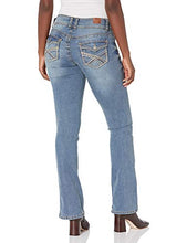 Load image into Gallery viewer, WallFlower Women's InstaStretch Luscious Curvy Bootcut Jeans, Galaxy, 13
