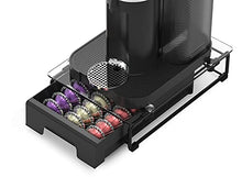 Load image into Gallery viewer, EVERIE Crystal Tempered Glass Organizer Drawer Holder Compatible with Nespresso Vertuo Capsules, Compatible with 21 Big or 30 Small Vertuoline Pods, NP01S

