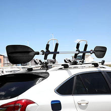Load image into Gallery viewer, IKURAM R Kayak/Surf/Ski Roof Carrier Rack of J-Style Folding Universal Field &amp; Stream 3-in-1 Multifunction for Canoe, SUP, Kayaks, Surfboard and Ski Board Rooftop Mount on SUV, Car and Truck

