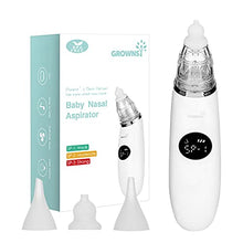 Load image into Gallery viewer, Baby Nasal Aspirator | Baby Nose Sucker | Baby Nose Cleaner, Automatic Booger Sucker for Baby, Rechargeable, with Pause &amp; Music &amp; Light Soothing Function
