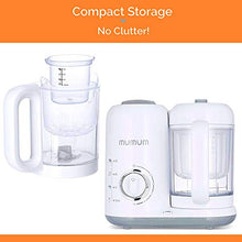 Load image into Gallery viewer, Mumum Baby Food Maker | Blender Grinder Steamer | Defrost, Steam, Cook &amp; Blend with Built in Timer
