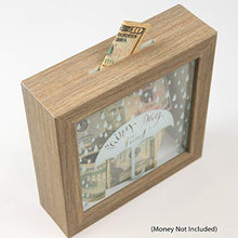 Load image into Gallery viewer, Lawrence Frames Rainy Day Fund Shadow Box, 8x8, Brown
