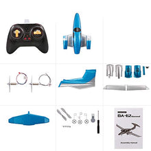 Load image into Gallery viewer, Cigooxm GD006 DA62 2.4G 2CH Remote Control Diamond Aircraft RC Airplane 550mm Wingspan Foam Hand Throwing Glider Drone DIY Kit for Kids Beginners
