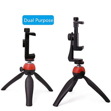 Load image into Gallery viewer, Phone Tripod Mount with Remote 360 Rotation Smartphone Holder Adapter Compatible with iPhone 11 Pro Xs Max XR X 8 7 6 6s Plus Samsung Nexus
