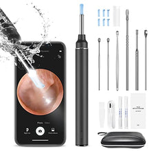 Load image into Gallery viewer, Ear Wax Removal Ear Wax Camera Cleaner Wireless Ear Otoscope with Light Earwax Cleaner Ear Wax Removal Tool for Kids, Adults &amp; Pets
