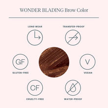 Load image into Gallery viewer, Wonderskin Eyebrow Pencil Tint Kit - Long-lasting Brow Gel Tint Pen - Blading Waterproof Brow Masque and Touch-Up Pomade Pencil. Alcohol-Free Microblading Alternative with Natural Looking Results
