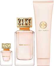 Load image into Gallery viewer, Tory Burch By Tory Burch | 3 Piece Gift Set - 3.4 Oz Eau De Parfum Spray, 0.2 Oz Eau De Parfum Roll On, 3.4 Oz Body Lotion | Fragrance For Women
