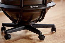 Load image into Gallery viewer, Gaiam Ultimate Balance Ball Chair - Premium Exercise Stability Yoga Ball Ergonomic Chair for Home and Office Desk with Reinforced Base, Air Pump, Exercise Guide and Satisfaction Guarantee
