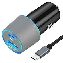 Load image into Gallery viewer, Fast USB C Car Charger,Compatible with Google Pixel 6/6 Pro/5a/5/4a/4/4 XL/3 XL/3/3a XL/3a/2 XL/2/XL, 30W Power Delivery &amp; Quick Charge 3.0 Car Adapter (Fast Charging Type C Cable 3.3Ft Included)
