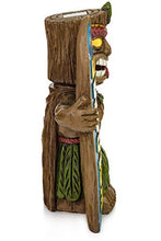 Load image into Gallery viewer, VP Home Tiki Welcome Surfboard Solar Powered LED Outdoor Decor Garden Light
