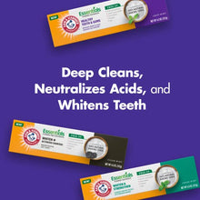 Load image into Gallery viewer, Arm &amp; Hammer Essentials Whiten &amp; Strengthen Fluoride Toothpaste, 100% Natural Baking Soda, Fresh Mint, 4.3 Oz (Pack of 4)
