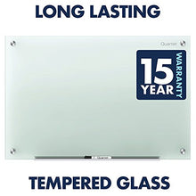 Load image into Gallery viewer, Quartet Glass Whiteboard, Non-Magnetic Dry Erase White Board, 3' x 2', Infinity, Frosted Surface (G3624F)
