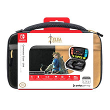 Load image into Gallery viewer, PDP Gaming Officially Licensed Switch Commuter Case - Zelda Breath of the WIld - Semi-Hardshell Protection - Protective PU Leather - Holds 14 Games - Works with Switch OLED &amp; Lite - Perfect for Travel
