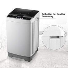 Load image into Gallery viewer, Full-Automatic Washing Machine, WANAI Portable Washer and Spinner 1.32cu.ft/10lbs Compact Laundry Washing Machine Top Load with Drain Pump 10 Programs 8 Water Level Selections with LED Display
