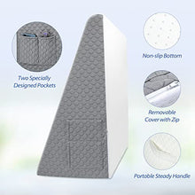 Load image into Gallery viewer, Forias Wedge Pillows 12" Bed Wedge Pillow for Sleeping Acid Reflux After Surgery Triangle Pillow Wedge for Sleeping Gerd Snoring, Air Layer Wedge Cover|Memory Foam Top
