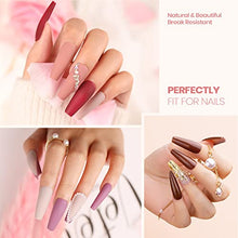 Load image into Gallery viewer, Beetles Nail Art Brushes Set with Nail Tips and Glue Gel Nail Kit, 2 In 1 Nail Gel and Base Gel with 500Pcs Coffin Nails and Innovative UV Lamp Easy DIY Nail Fast Nail Extension Set
