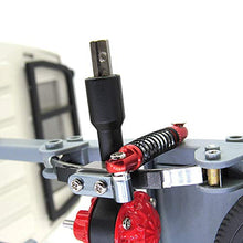 Load image into Gallery viewer, LNIMI for WPL D12 RC Truck Car Upgrades Parts Metal Rear Shock Absorber Damper with Mount Fixed Seat Accessories,Red
