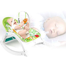 Load image into Gallery viewer, COLOR TREE Baby 2-in-1 Bouncer Seat Infant-to-Toddler Portable Rocker with Dinner Table Baby Girl Boy Swing Rocking Chair
