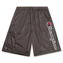 Load image into Gallery viewer, Big and Tall Mens Athletic Shorts for Men Mesh Shorts with Pockets Dark Grey 6X
