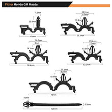 Load image into Gallery viewer, GOOACC 60Pcs Car Wire Loom Routing Clips Assortment - 6 Different Sizes Universal Wiring Harness Routing Clip Replacement Parts for Honda GM Mazda
