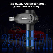 Load image into Gallery viewer, Massage Gun for Athletes, RENPHO Pro Deep Tissue Percussion Muscle Massager Handheld Electric Massager for Pain Relief with Titanium Alloy Heads, Long Battery Life, Christmas Gifts for Man
