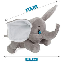 Load image into Gallery viewer, Stuffed Elephant Plush Animal Toy 24 INCH+ 9.8 INCH(2PC)
