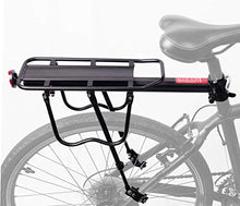 Load image into Gallery viewer, COMINGFIT 110 Lbs Capacity Almost Universal Adjustable Bike Luggage Cargo Rack Bicycle Accessories Equipment Stand Footstock Bicycle Carrier Racks
