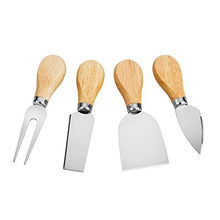 Load image into Gallery viewer, YXChome 4 Cheese Knives Set-Mini Knife, Butter Knife &amp; Fork
