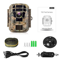 Load image into Gallery viewer, Campark Mini Trail Camera 16MP 1080P HD Game Camera Waterproof Wildlife Scouting Hunting Cam with 120° Wide Angle Lens and Night Vision 2.0” LCD IR LEDs
