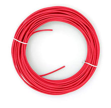Load image into Gallery viewer, Red THHN Wire - 12 AWG - 50 Feet - Solid Copper Grounding Wire, Proudly Made in America - Ground Protection Satellite Dish Off-Air TV Signal - UV Jacketed Antenna Electrical Shock
