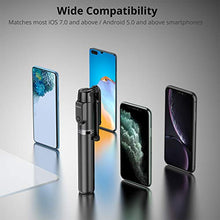 Load image into Gallery viewer, ATUMTEK Bluetooth Selfie Stick Tripod, 360° Rotation Mini Extendable Selfie Stick with Wireless Bluetooth Remote for iPhone 11/11 Pro/XS Max/XR/XS/X/8/7/6s/6 Plus, Samsung, Huawei Smartphones
