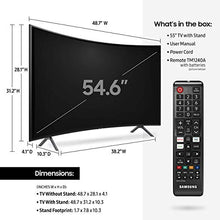 Load image into Gallery viewer, Samsung UN55RU7300FXZA Curved 55 inches 4K UHD 7 Series Smart TV (2019) (Renewed)
