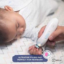 Load image into Gallery viewer, Nolla Kids Baby Nail Trimmer Electric - Electric Nail File Baby - Baby Nail File - Safe Baby Nail Clippers Manicure Set - Trim Polish Grooming Kit For Infant Newborn Toddler Adult Toes and Fingernails
