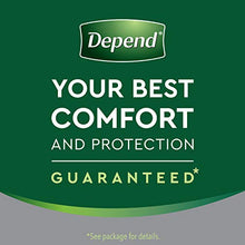 Load image into Gallery viewer, Depend FIT-FLEX Incontinence Underwear for Men, Maximum Absorbency, Disposable, L, Grey, 52 Count (2 Packs of 26) (Packaging May Vary)
