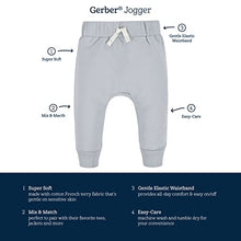 Load image into Gallery viewer, Gerber Baby Boys' Toddler 3-Pack Jogger Pants, Navy/Gray, Newborn
