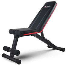 Load image into Gallery viewer, PASYOU Adjustable Weight Bench Full Body Workout Foldable Incline Decline Exercise Workout Bench for Home Gym
