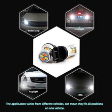 Load image into Gallery viewer, Super Bright 3157 Amber/White Switchback Turn Signal LED Light Bulbs 12V LED Replacement Light 3457 3155 4057 4057 3047 3057-4pcs
