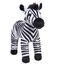 Load image into Gallery viewer, National Geographic Kids 3-Pack Hyper-Realistic Super Soft Stuffed Animal, QR Code to Elephant, Cheetah, Zebra Facts, Recycled Material Packaging, Amazon Exclusive, by Just Play
